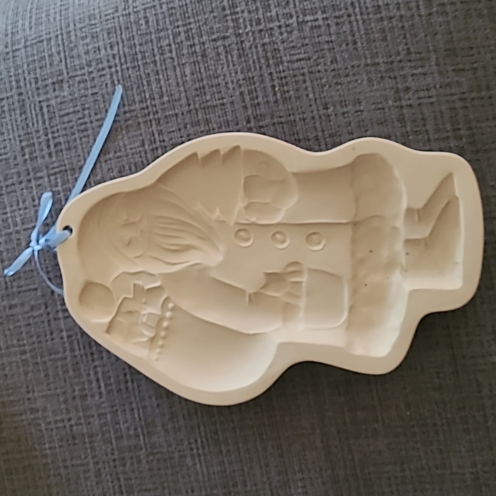 1983 Santa Brown Bag Cookie Art mold